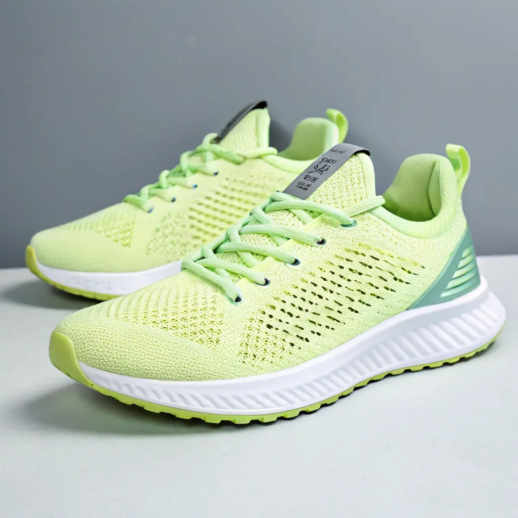 Lightweight Running Sneakers - Neon Green